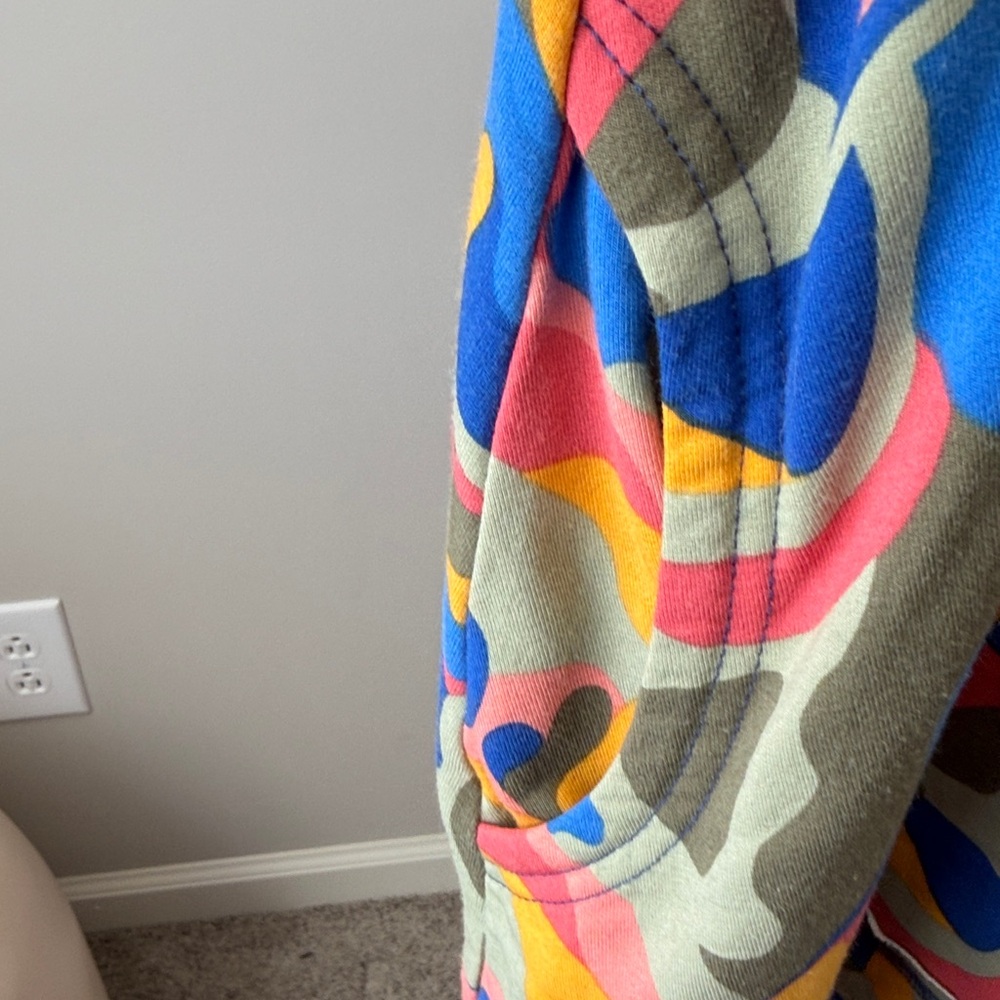 Evy's Tree Blue, gold, olive cammo hooded tunic “the sophie” - Picture 3 of 4